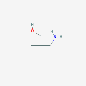 [1-(Aminomethyl)cyclobutyl]methanol图片
