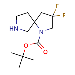 tert-butyl3,3-difluoro-1,7-diazaspiro[4,4]nonane-1-carboxylate图片