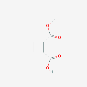 (1R,2S)-2-Methoxycarbonylcyclobutanecarboxylicacid图片