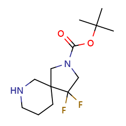 tert-butyl4,4-difluoro-2,7-diazaspiro[4,5]decane-2-carboxylate图片