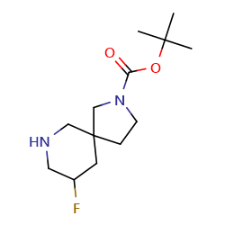 tert-butyl9-fluoro-2,7-diazaspiro[4,5]decane-2-carboxylate图片