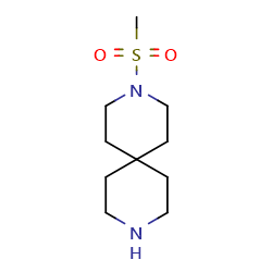 3-methanesulfonyl-3,9-diazaspiro[5,5]undecane图片
