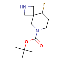 tert-butyl9-fluoro-2,6-diazaspiro[3,5]nonane-6-carboxylate图片