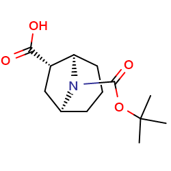 (1S,5R,6S)-8-[(2-Methylpropan-2-yl)oxycarbonyl]-8-azabicyclo[3,2,1]octane-6-carboxylicacid图片