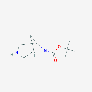 Tert-Butyl3,6-diazabicyclo[3,1,1]heptane-6-carboxylate图片