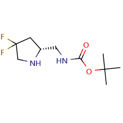 Tert-butylN-{[(2R)-4,4-difluoropyrrolidin-2-yl]methyl}carbamate图片