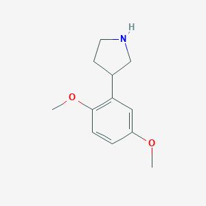3-(2,5-dimethoxyphenyl)pyrrolidine图片