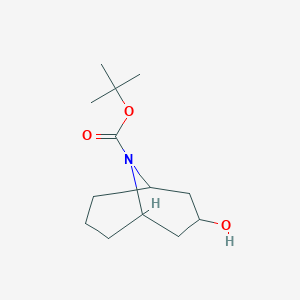 Tert-butyl(1S,5R)-3-hydroxy-9-azabicyclo[3,3,1]nonane-9-carboxylate图片