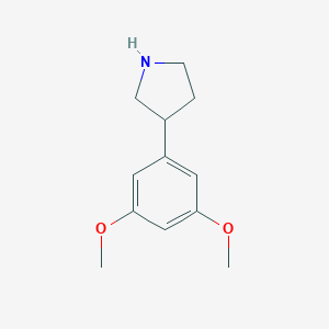 3-(3,5-dimethoxyphenyl)pyrrolidine图片
