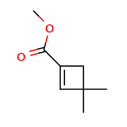methyl3,3-dimethylcyclobut-1-ene-1-carboxylate图片