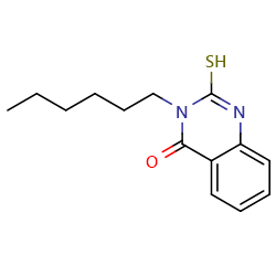 3-hexyl-2-sulfanyl-3,4-dihydroquinazolin-4-one图片