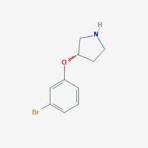 (S)-3-(3-Bromo-phenoxy)-pyrrolidine图片