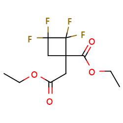 ethyl1-(2-ethoxy-2-oxoethyl)-2,2,3,3-tetrafluorocyclobutane-1-carboxylate图片