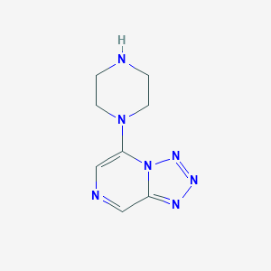 1-{[1,2,3,4]tetrazolo[1,5-a]pyrazin-5-yl}piperazine图片