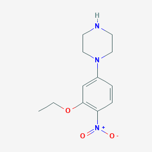 1-(3-Ethoxy-4-nitrophenyl)piperazine图片
