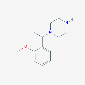 1-[1-(2-methoxyphenyl)ethyl]piperazine图片