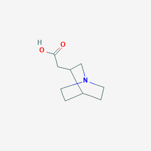 2-{1-azabicyclo[2,2,2]octan-3-yl}aceticacid图片