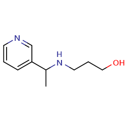 3-{[1-(pyridin-3-yl)ethyl]amino}propan-1-ol图片
