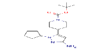 tert-butyl4-(5-amino-2-cyclopentyl-pyrazol-3-yl)piperidine-1-carboxylate图片