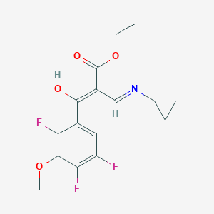 2-(2,4,5-Trifluoro-3-methoxybenzoyl)-3-cyclopropylaminoacrylic Acid Ethyl Ester图片