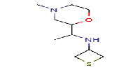 N-[1-(4-methylmorpholin-2-yl)ethyl]thietan-3-amine图片