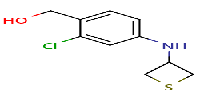 {2-chloro-4-[(thietan-3-yl)amino]phenyl}methanol图片