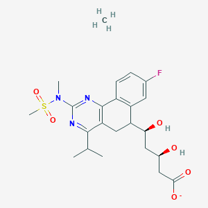 (βR,δS)-8-Fluoro-5,6-dihydro-β,δ-dihydroxy-4-(1-methylethyl)-2-[methyl(methylsulfonyl)amino]-benzo[h]quinazoline-6-pentanoic Acid图片