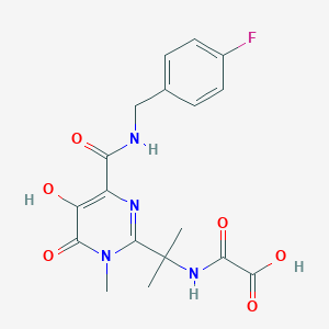 2-Des(5-methyl-1,3,4-oxadiazole-2-carboxamide)2-(2-Amino-2-oxoacetic Acid)Raltegravir图片