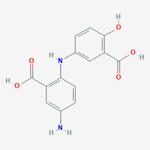 2-Hydroxy-5-Amino-N-(2-carboxy-4-aminophenyl)benzoic Acid图片
