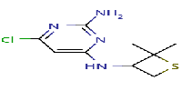 6-chloro-N4-(2,2-dimethylthietan-3-yl)pyrimidine-2,4-diamine图片