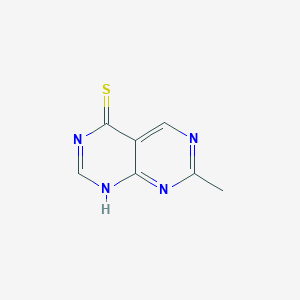7-methyl-3H,4H-pyrimido[4,5-d][1,3]diazine-4-thione图片
