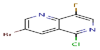 3-bromo-5-chloro-8-fluoro-1,6-naphthyridine图片