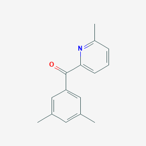 2-(3,5-Dimethylbenzoyl)-6-methylpyridine图片