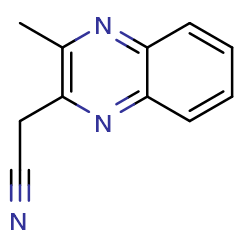 2-(3-methylquinoxalin-2-yl)acetonitrile图片