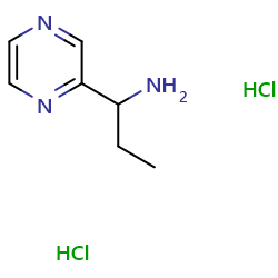1-(pyrazin-2-yl)propan-1-aminedihydrochloride图片