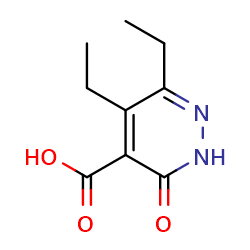 5,6-diethyl-3-oxo-2,3-dihydropyridazine-4-carboxylicacid图片