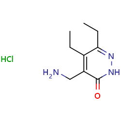 4-(aminomethyl)-5,6-diethyl-2,3-dihydropyridazin-3-onehydrochloride图片