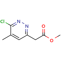 methyl2-(6-chloro-5-methylpyridazin-3-yl)acetate图片