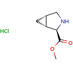 methyl(1R,2R,5S)-rel-3-azabicyclo[3,1,0]hexane-2-carboxylatehydrochloride图片