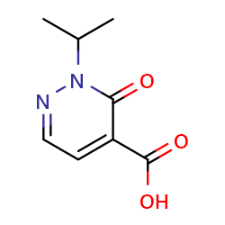 3-oxo-2-(propan-2-yl)-2,3-dihydropyridazine-4-carboxylicacid图片