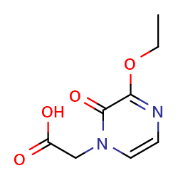 2-(3-ethoxy-2-oxo-1,2-dihydropyrazin-1-yl)aceticacid图片