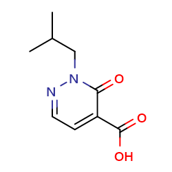 2-(2-methylpropyl)-3-oxo-2,3-dihydropyridazine-4-carboxylicacid图片