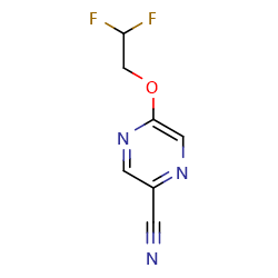5-(2,2-difluoroethoxy)pyrazine-2-carbonitrile图片