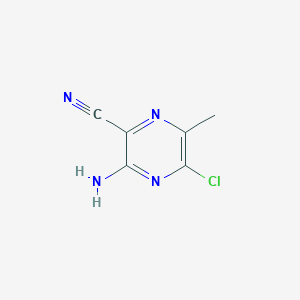 3-amino-5-chloro-6-methylpyrazine-2-carbonitrile图片