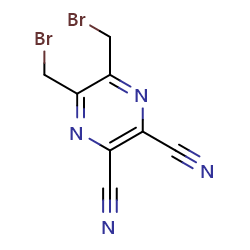 bis(bromomethyl)pyrazine-2,3-dicarbonitrile图片
