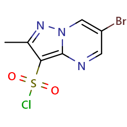 6-bromo-2-methylpyrazolo[1,5-a]pyrimidine-3-sulfonylchloride图片