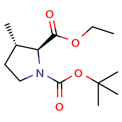 1-tert-butyl2-ethyl(2S,3S)-3-methylpyrrolidine-1,2-dicarboxylate图片