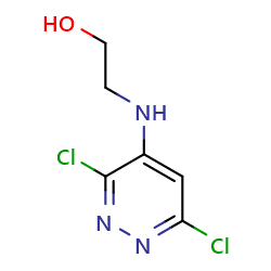 2-[(3,6-dichloropyridazin-4-yl)amino]ethan-1-ol图片