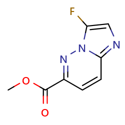 methyl3-fluoroimidazo[1,2-b]pyridazine-6-carboxylate图片