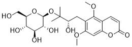 (-)-Toddalolactone 3′-O-β-D-glucopyranoside图片